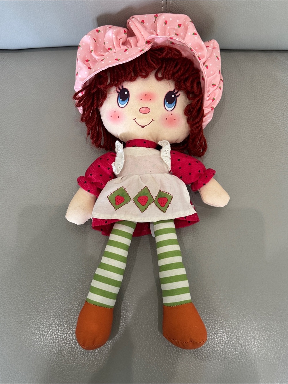 Strawberry shortcake pink Rag Doll Plush